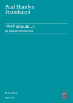 ‘PHF should…’ an analysis of responses