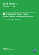 Breakthrough Fund Interim Evaluation Report