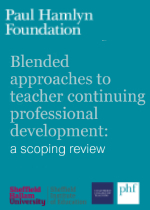 Blended approaches to teacher CPD – a scoping review